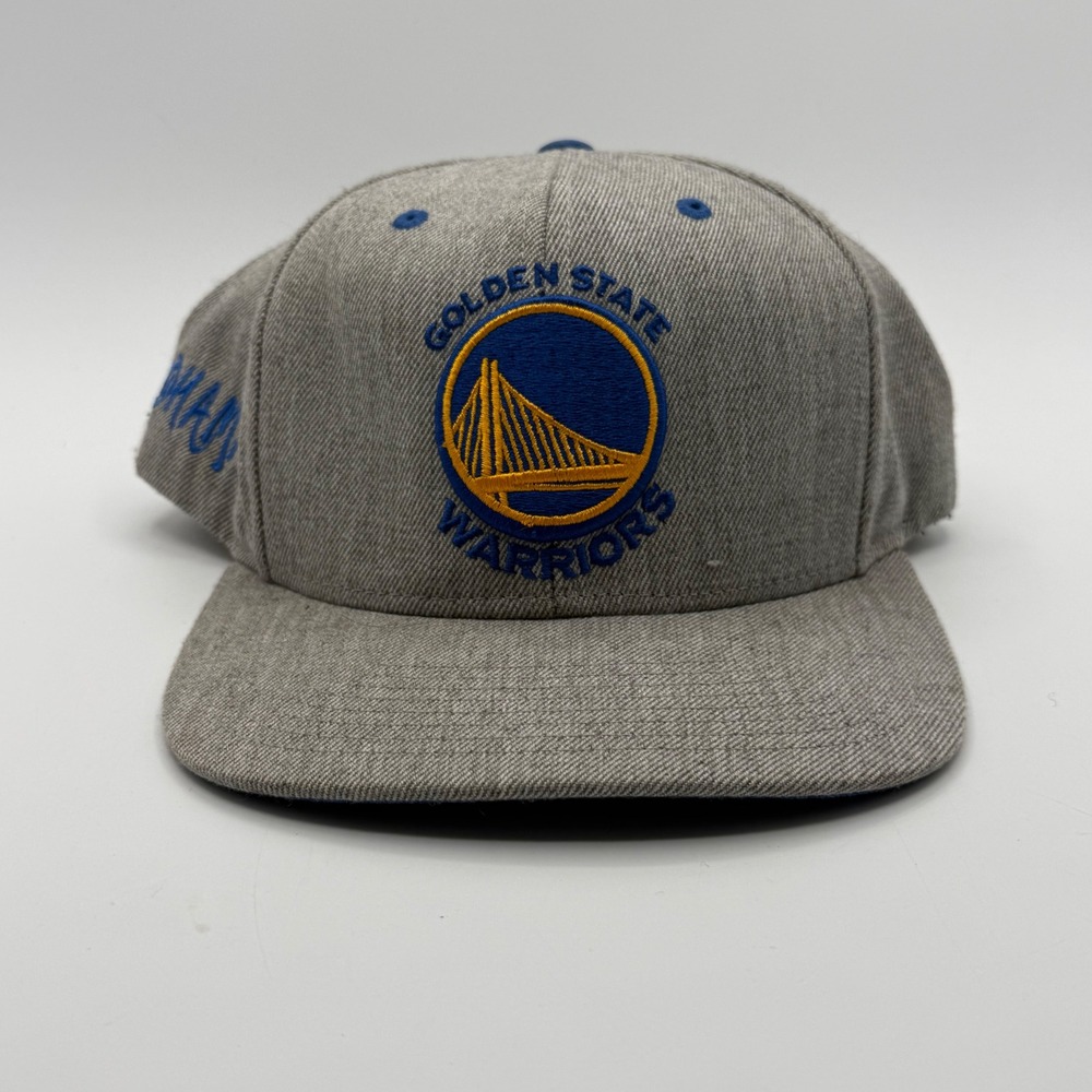 Mitchell & Ness Snapback Hat Men OSFM Gray Good Warriors Mohamad Embroidery